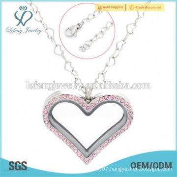 3.6mm 20" popular fashion best friend necklace chains for glass floating charms heart locket